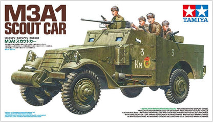 Tamiya 35363 - Maqueta de Coche (Escala 1:35, M3A1, Escala 1:35, Modelos de plástico, para aficiones, Manualidades, Pegado, maqueta, maqueta, ensamblaje