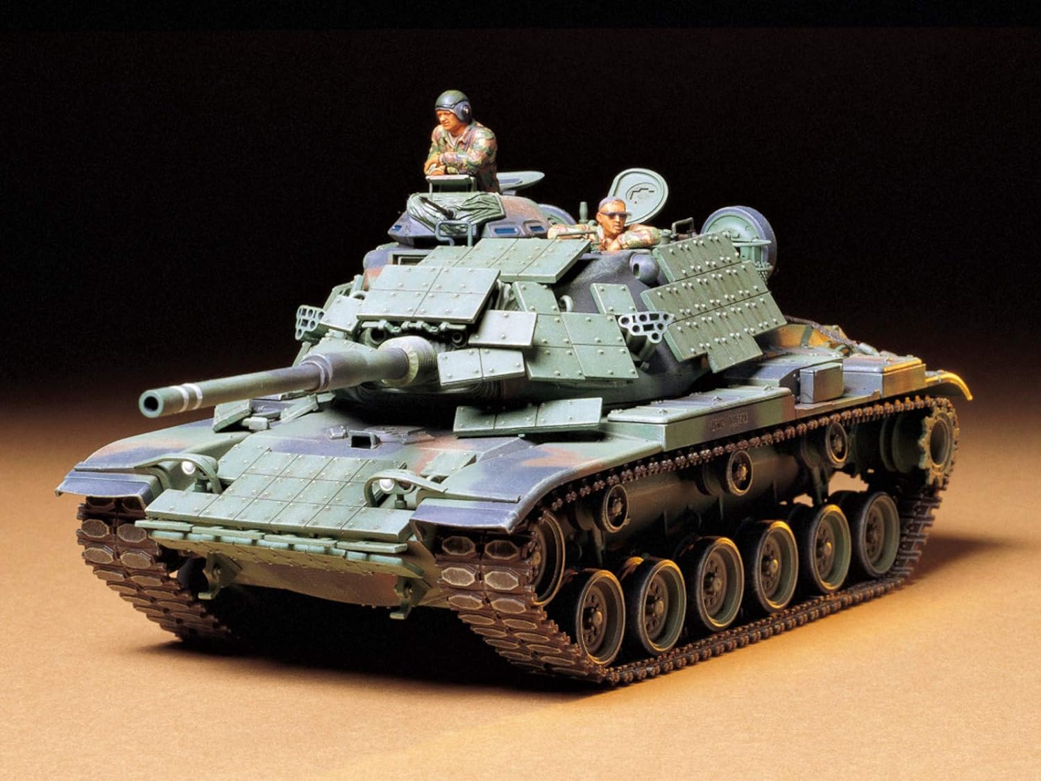 Tamiya Tamiya-1/35 U.S. Marine M60A1 Tank Plastic Kit de Modelo, Multicolor (T2M 35157