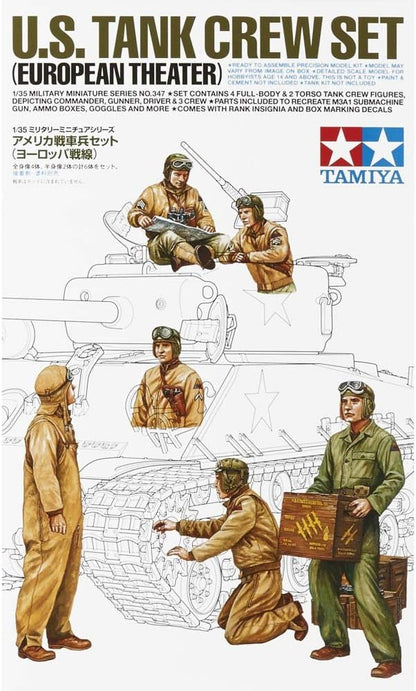 TAMIYA Models U.S. Tank Crew Set (European Theatre)