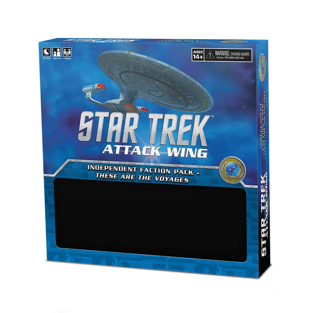 Star Trek Attack Wing: Federation Faction Pack - Estos son los viajes | Juego de miniaturas Star Trek | Barcos de Star Trek
