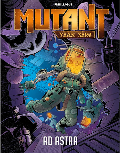 Free League Édition : Mutant : Year Zero - Ad Astra - Livre de RPG à couverture rigide, module campagne passionnante, aventure de jeu de rôle spatial
