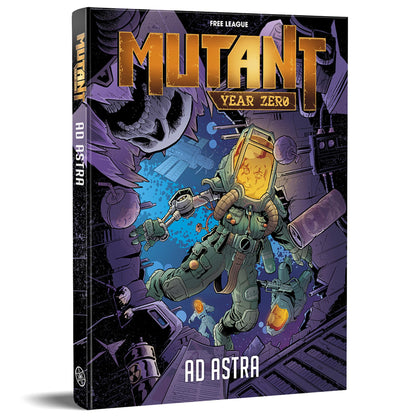 Free League Édition : Mutant : Year Zero - Ad Astra - Livre de RPG à couverture rigide, module campagne passionnante, aventure de jeu de rôle spatial