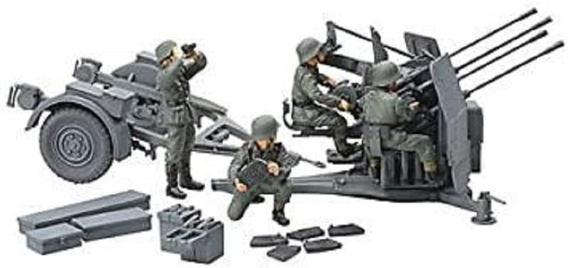 Tamiya 300032554 – 1: 48 WWII German Flak VIERLING 38 20 mm (4