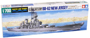 Tamiya Tamiya-1/700 Navy Wasserfahrzeug 1:700 US New Jersey Battleship WL, fabricación de Modelos, Manualidades, Pasatiempos, Pegado, Kit de plástico, Multicolor, 1/700 (31614