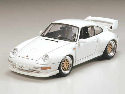 Tamiya GT2 at 1:24, Porsche 911 Kit de Modelo, Color Blanco, S (T2M 24247