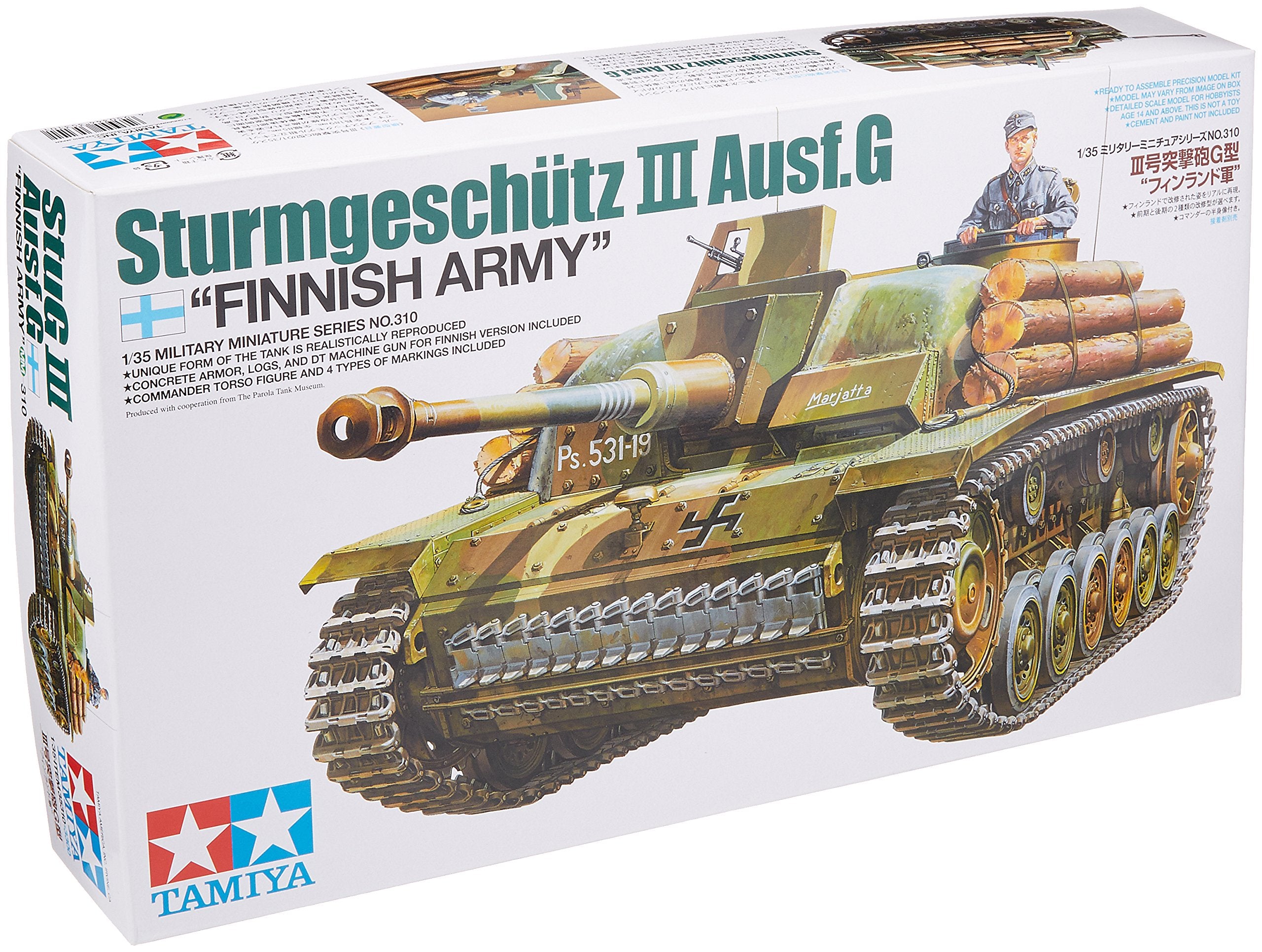 Tamiya-TAM35310 Panzer Kits de construcción de Aviones Modelo Hobby, Multicolor, S (TM35310