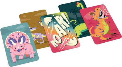 Ridley's Games: Roarsome! - The Dino-Matching Card Game for Dinosaur Lovers - Card Case Made from Corn Starch and is 100% recycleable - Family Game Night Favorite -Ages 6+ | 15-Minutes