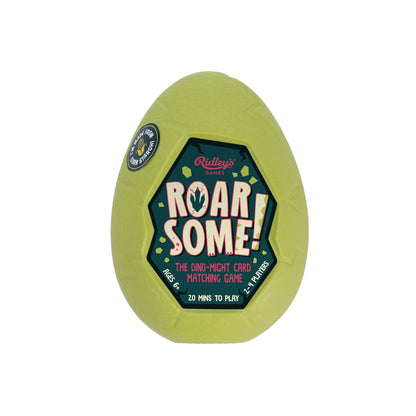 Ridley's Games: Roarsome! - The Dino-Matching Card Game for Dinosaur Lovers - Card Case Made from Corn Starch and is 100% recycleable - Family Game Night Favorite -Ages 6+ | 15-Minutes