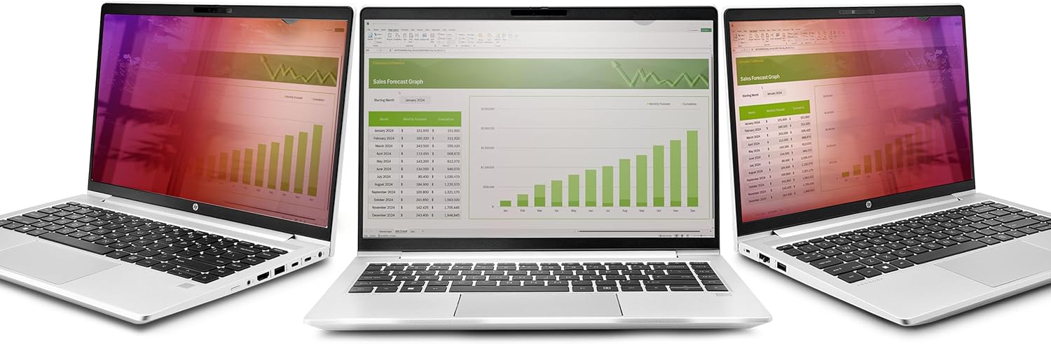 15.6In Laptop Privacy Screen Gold Privacy Filter/Security Shi