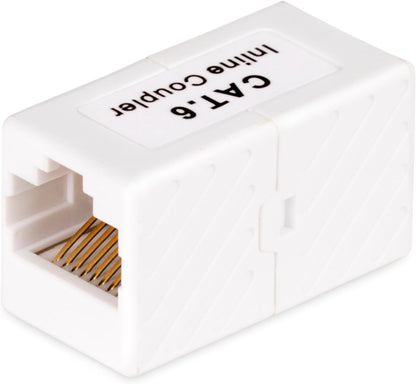 StarTech.com RJ45 Coupler, Inline Cat6 Coupler, Female to Female (F/F) T568 Connector, Unshielded Ethernet Cable Extension