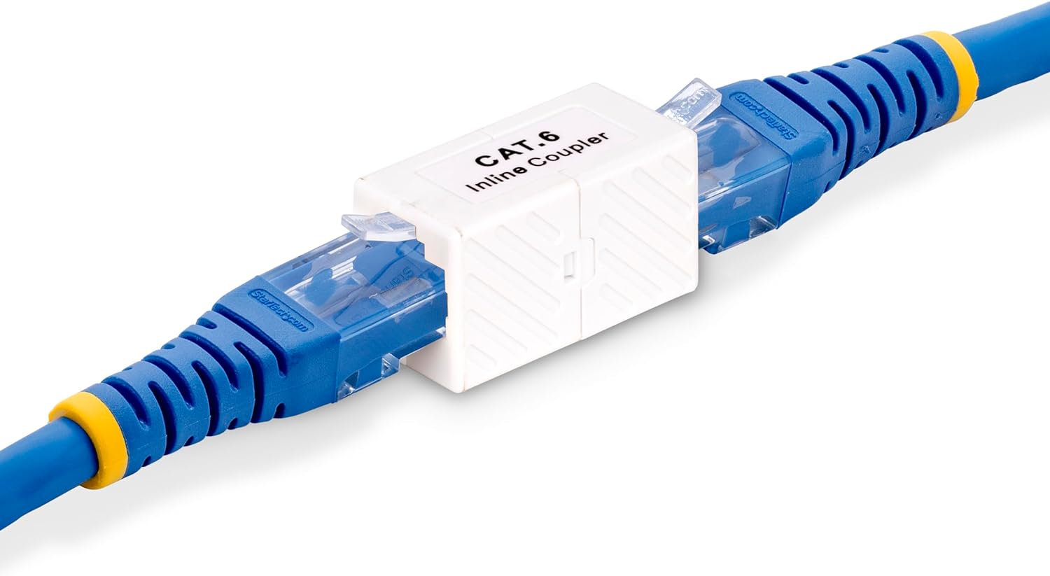 StarTech.com RJ45 Coupler, Inline Cat6 Coupler, Female to Female (F/F) T568 Connector, Unshielded Ethernet Cable Extension