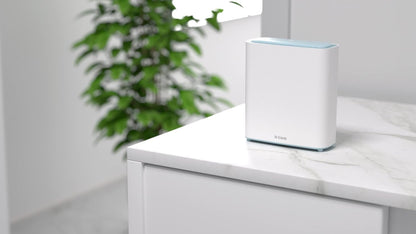 D-Link M32-2 EAGLE PRO AI Wi-FI 6 AX3200 Mesh System (2-Pack) with AI Wi-Fi/Traffic Optimiser, AI Parental Control, Gigabit Ports, MU-MIMO, 1024 QAM, OFDMA, WPA3, Works with Alexa/Google Assistant EAGLE PRO AI MESH Ai Mesh AX3200 - 2 nodes