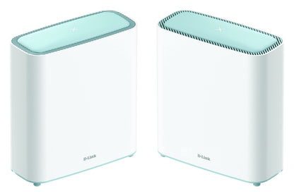 D-Link M32-2 EAGLE PRO AI Wi-FI 6 AX3200 Mesh System (2-Pack) with AI Wi-Fi/Traffic Optimiser, AI Parental Control, Gigabit Ports, MU-MIMO, 1024 QAM, OFDMA, WPA3, Works with Alexa/Google Assistant EAGLE PRO AI MESH Ai Mesh AX3200 - 2 nodes