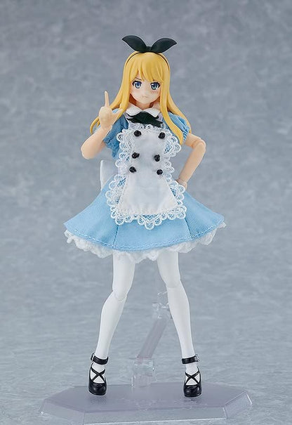 Max Factory Original Character figurine Figma Female Body (Alice) with Dress and Apron Outfit 13 cm