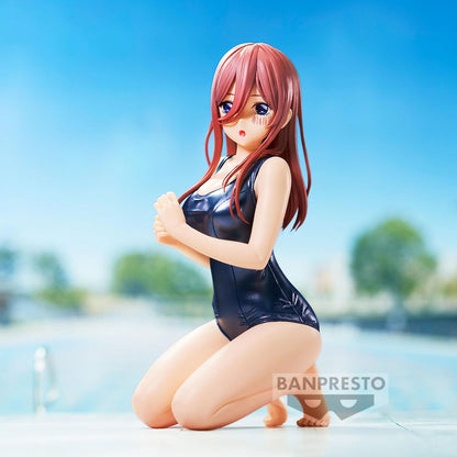 Banpresto BP88552P Miku Nakano Action Figure, School Style Ver. The Quintessential Quintuplets Movie, Celestial VIVIVI, 12 cm, Multicoloured