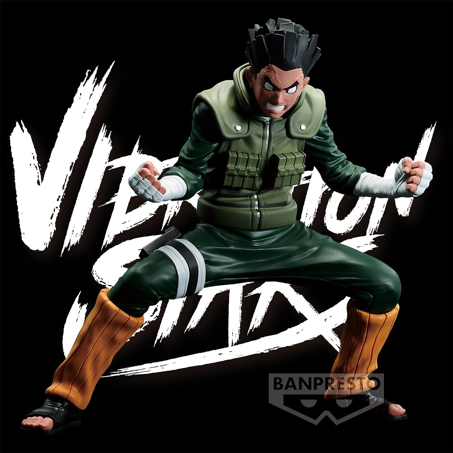 Banpresto BP88558P Rock Lee II Action Figure, Naruto Shippuden, Vibration Stars, 16 cm, Multicoloured