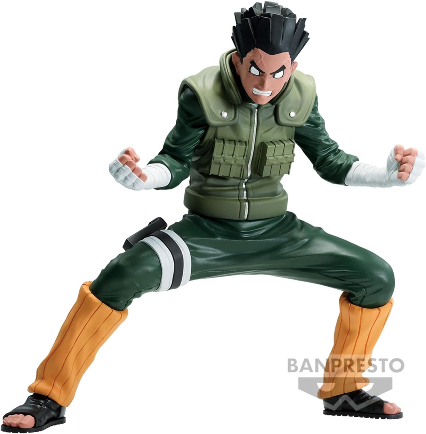 Banpresto BP88558P Rock Lee II Action Figure, Naruto Shippuden, Vibration Stars, 16 cm, Multicoloured