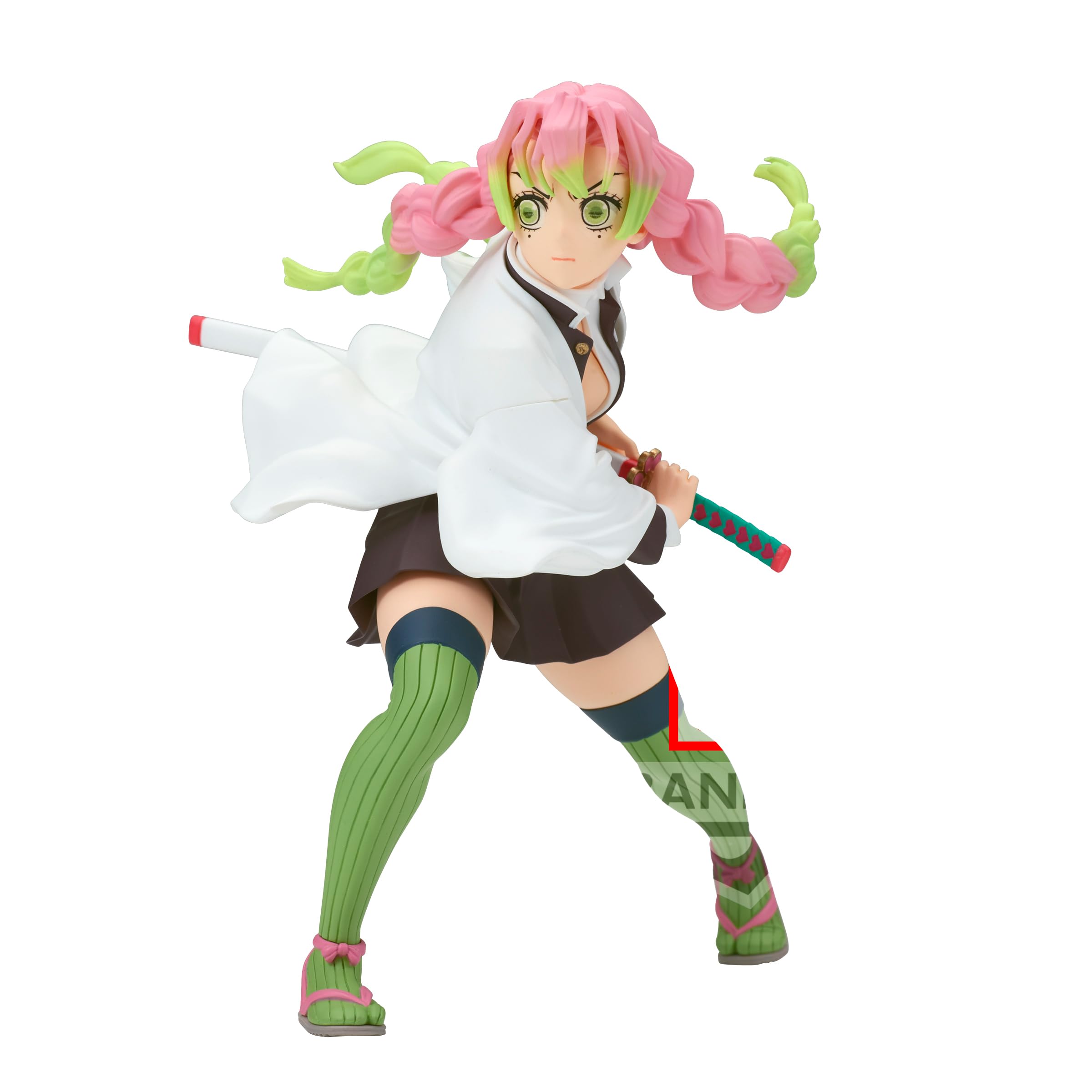 Banpresto BP88586P Mitsuri Kanroji Action Figure, Demon Slayer: Kimetsu No Yaiba, Vibration Stars, 13 cm, Multicoloured