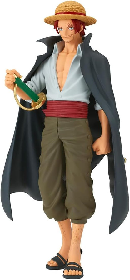 Banpresto BP88605P Shanks Action Figure, One Piece, Dxf The Grandline Series, 6.75-Inch, Multicolor