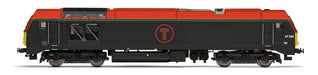 Hornby R30161 Transport für Wales, Klasse 67, BO-BO, 67025 - Era 11 Loco - Diesel für Modelleisenbahn-Sets