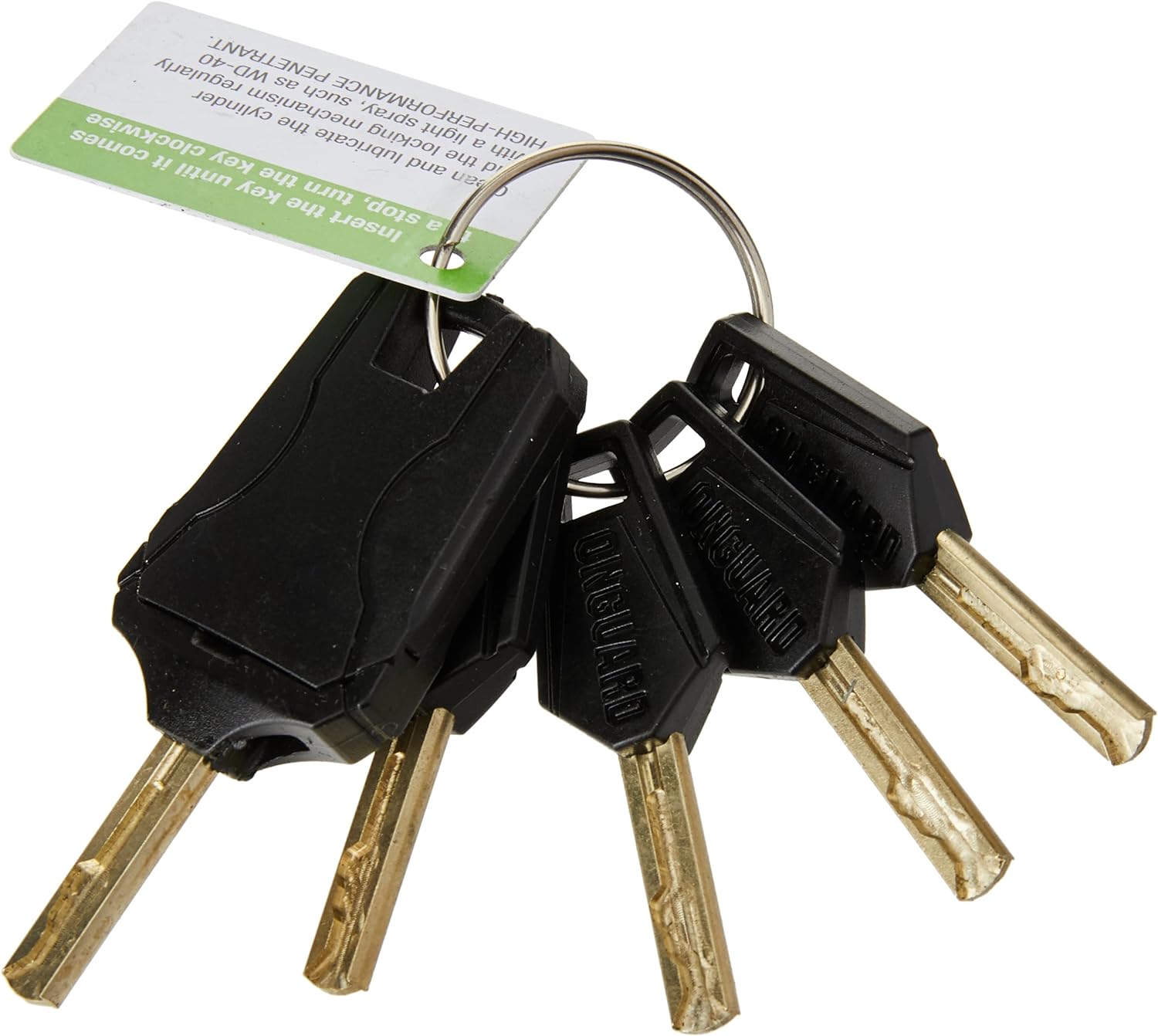 On-Guard Bulldog 8009 Keyed Shackle Lock - Black, 11.5 x 29.2 cm