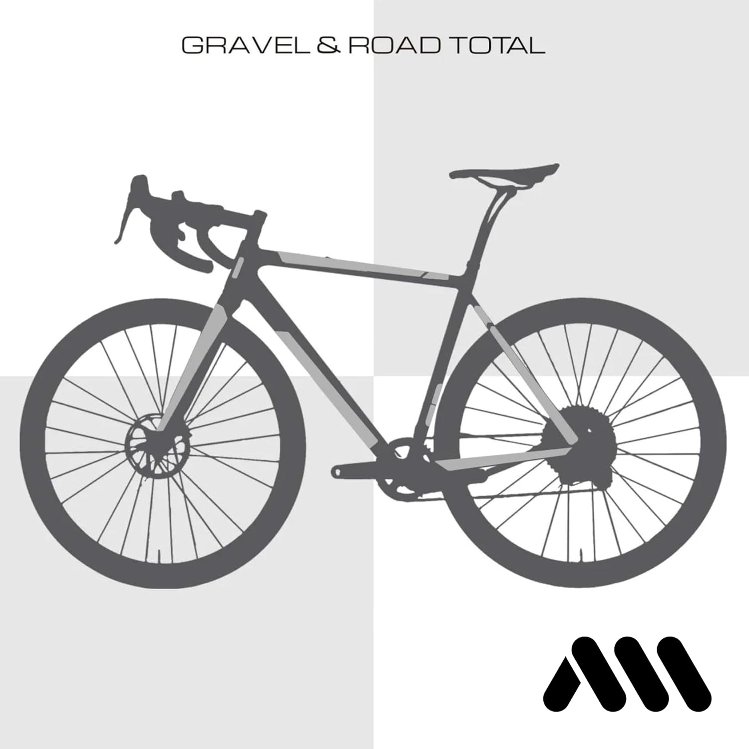 All Mountain Style AMS High Impact Frame Guard Gravel/Road - Protects your bike from scratches and dings