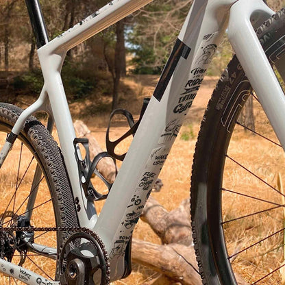 All Mountain Style | Road Bike Frame Protector and Gravel | High Strength Adhesive PVC Material | Prevents Scratches and Marks from Bumps on Your Bike Frame