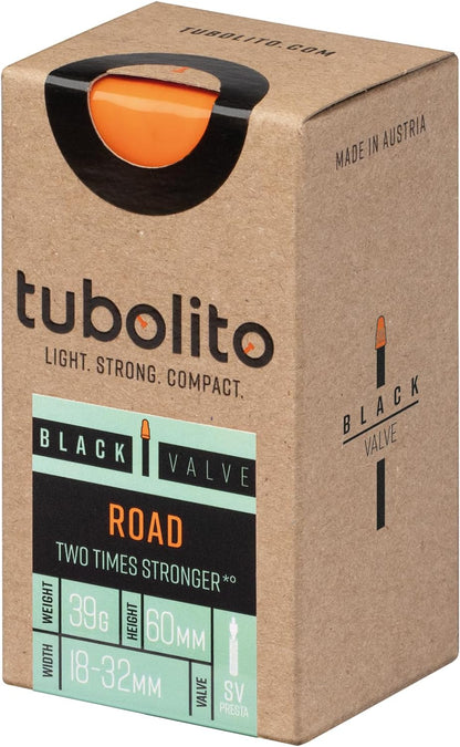 Tubolito Tubo Road 700x18-32mm 60mm Presta Black Valve