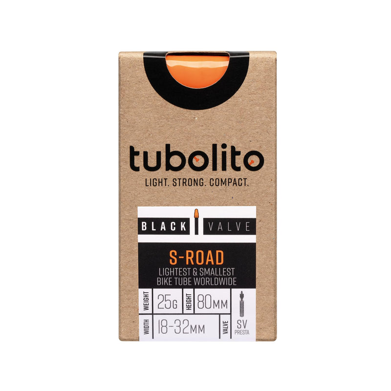 Tubolito S-Tubo Road 700x18-32mm 80mm Presta Black Valve