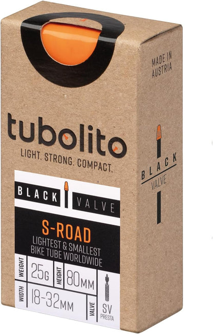 Tubolito S-Tubo Road 700x18-32mm 80mm Presta Black Valve