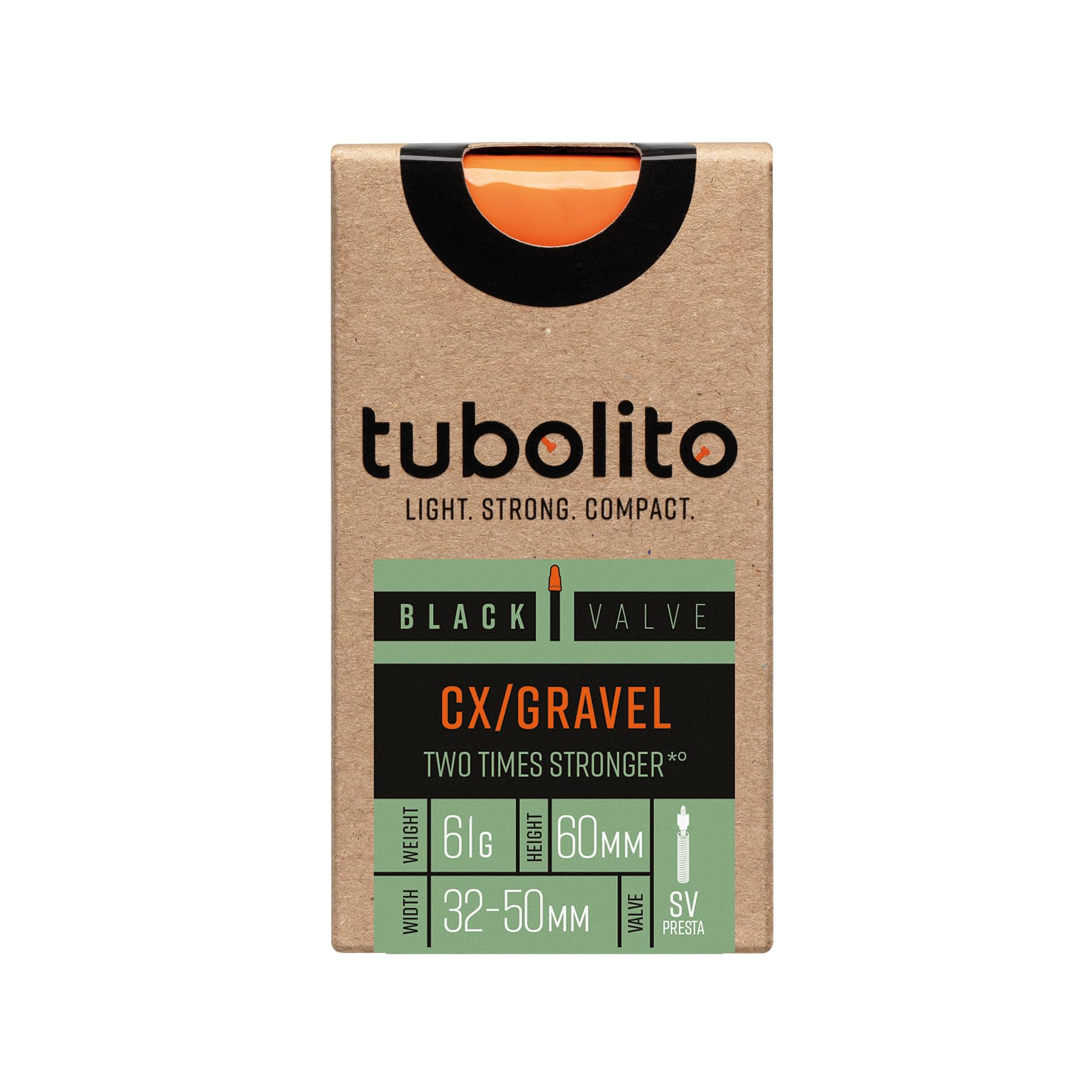 Tubolito CX/Gravel 700C x 32-50mm, 42mm / 60mm Presta Valve | Light, Strong & Compact | Rim & Disc Brake Compatibility