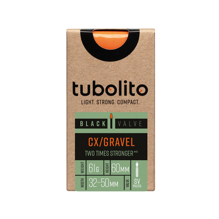 Tubolito CX/Gravel 700C x 32-50mm, 42mm / 60mm Presta Valve | Light, Strong & Compact | Rim & Disc Brake Compatibility
