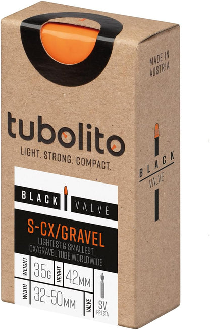 Tubolito S-Tubo Inner Tube CX/Gravel 700x32-50mm 42mm Presta Black Valve