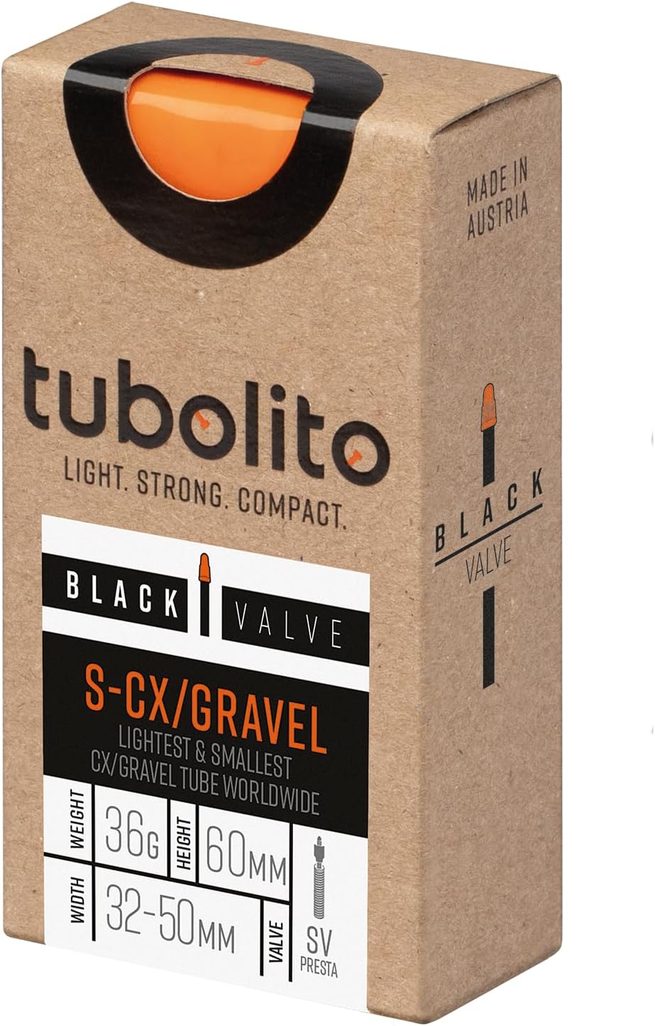 Tubolito S-Tubo CX/Gravel 700x32-50mm 60mm Presta Black Valve