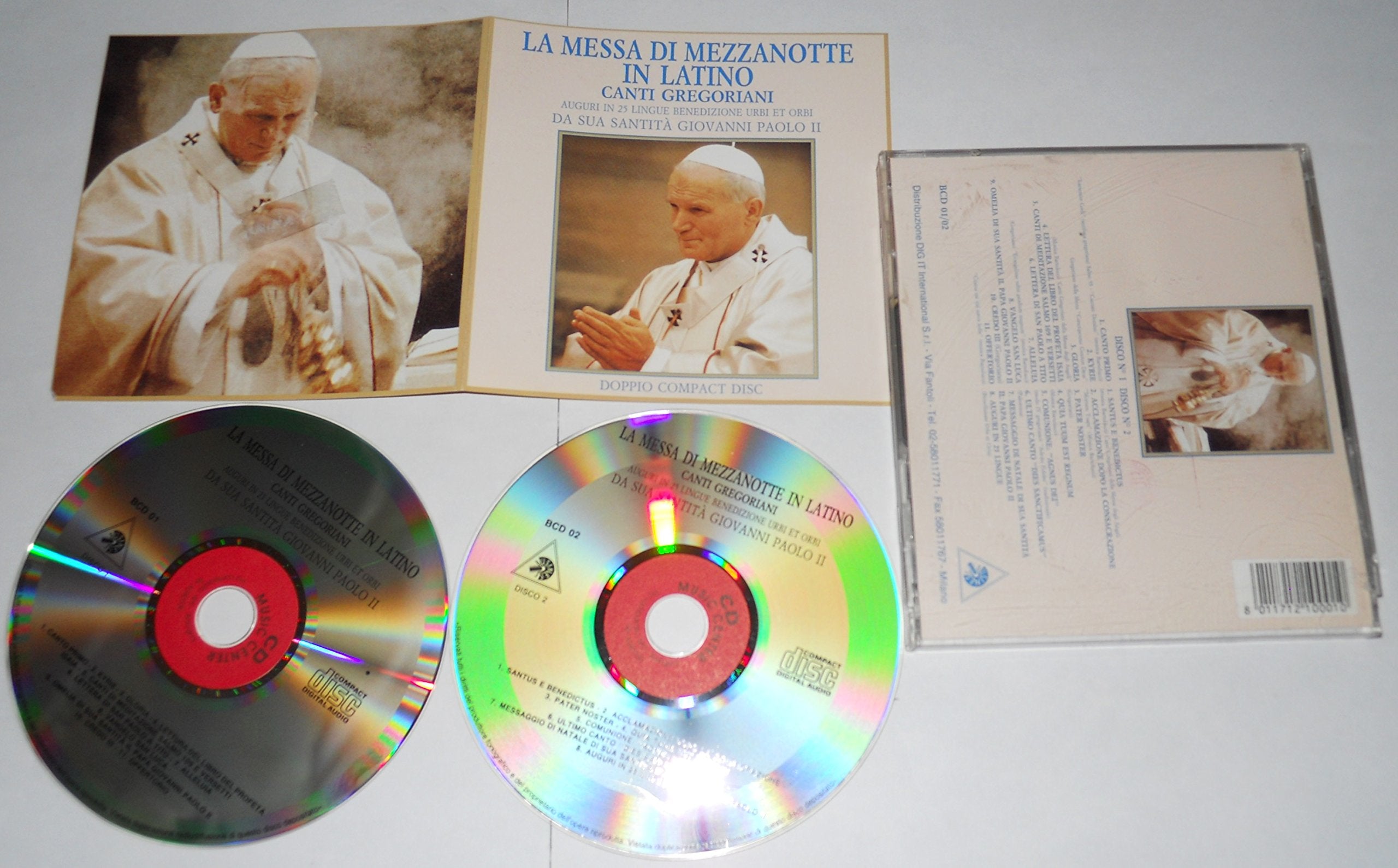 Giovanni Paolo II - La Messa di Mezzanotte in Latino "Canti Gregoriani"