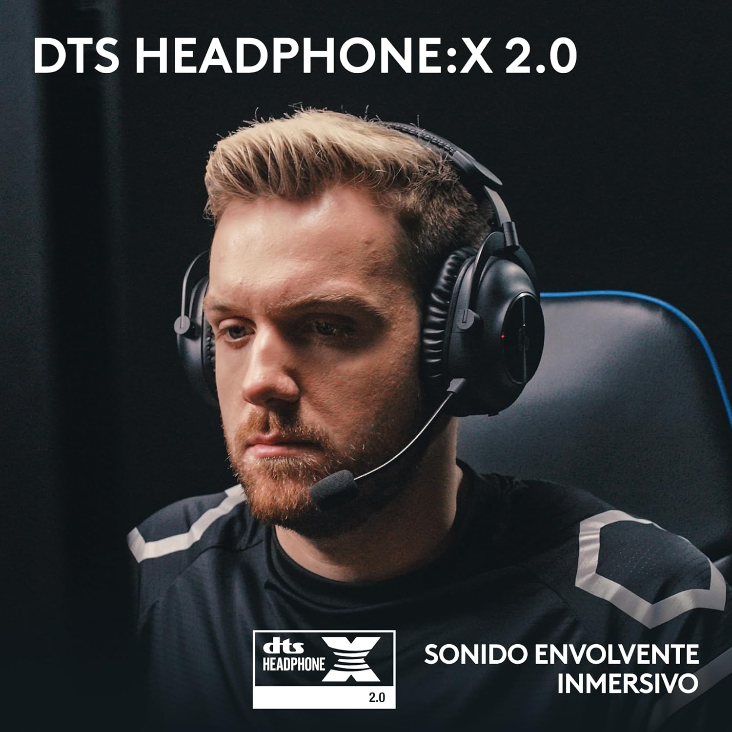 Logitech G PRO X 2 LIGHTSPEED Wireless Gaming Headset, Detachable Boom Mic, 50mm Graphene Drivers, DTS: Headphone 2.0—7.1 Surround, Bluetooth/USB/3.5mm Aux, for PC, PS5, PS4, Nintendo Switch