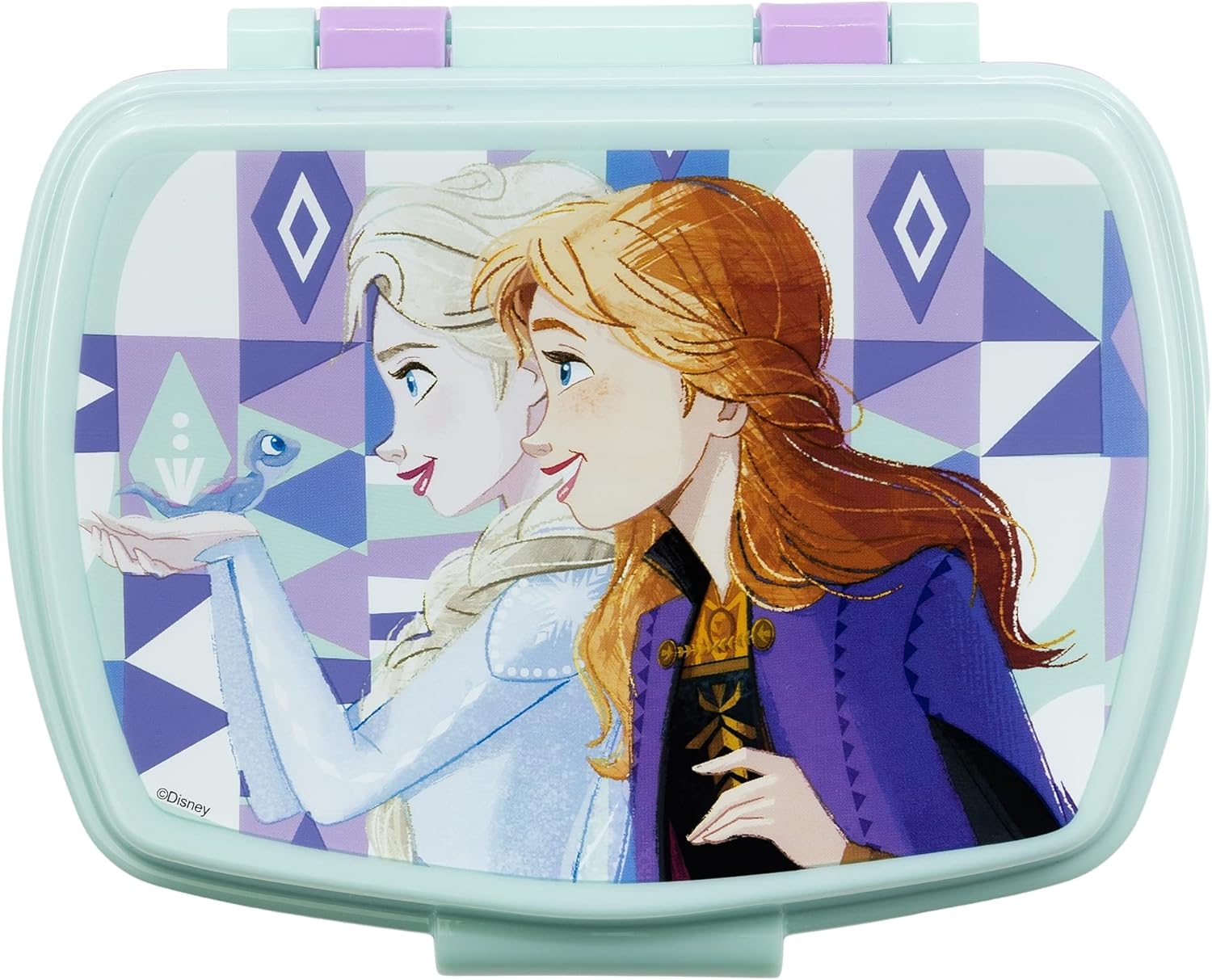 Stor 74274 Frozen ICE Magic Rectangular SANDWICHERA Lunch Box, Plastic
