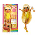 Rainbow High Swim & Style Sunny (Yellow) 11” Doll with Shimmery Wrap to Style 10+ Ways, Removable Swimsuit, Sandals, Fun Play Accessories. Kids Toy Gift Ages 4-12 Years