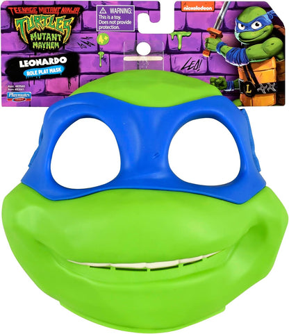 Teenage Mutant Ninja Turtles 83561 Mutant Mayhem Leonardo Role Play Mask. Ideal Present for Boys 4 to 7 Years and TMNT Fans, Blue, Each