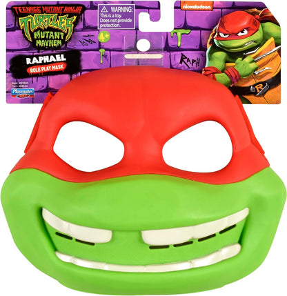 Teenage Mutant Ninja Turtles 83564 Mutant Mayhem Raphael Role Play Mask. Ideal Present for Boys 4 to 7 Years and TMNT Fans, Red, Each