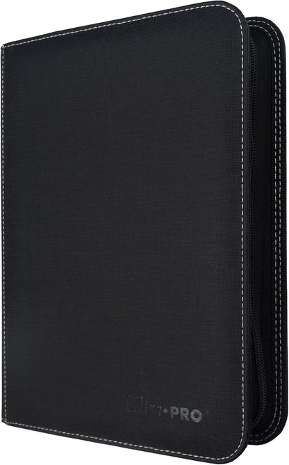 Ultra PRO - 4-Pocket Toploader Zippered Premium PRO-Binder: Holds, Stores & Protects 80 Standard Size Cards, Sports Cards, Baseball cards, Collectible Trading & Basketball Cards