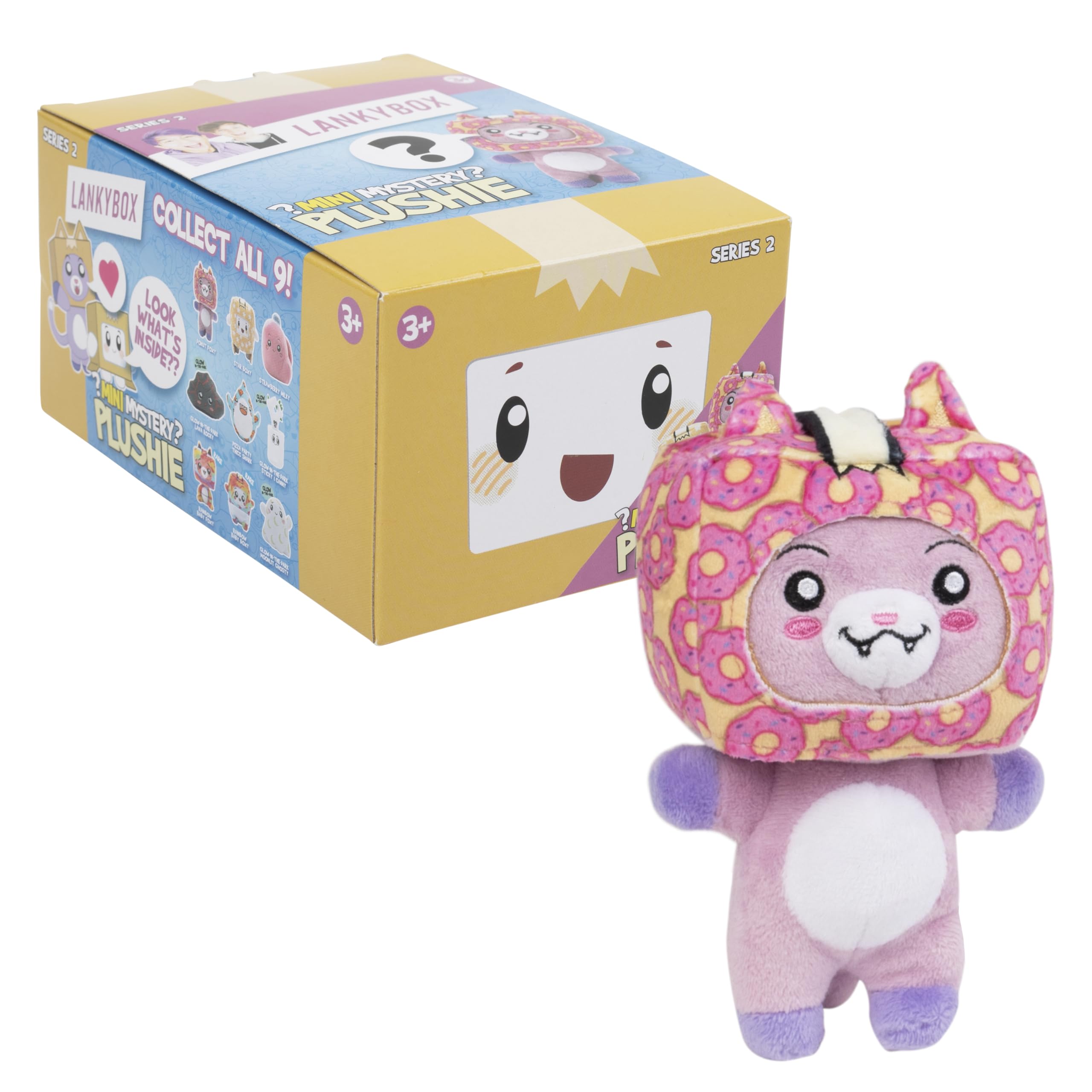 LankyBox Mini Mystery Plush, Series 2, Collectible Blind Box Mini Plush, Officially Licensed Merch, Styles May Vary
