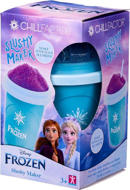 ChillFactor 08157 Disney Frozen Elsa-Reusable, Homemade Squeeze Cup slushy Maker Kitchen Toys