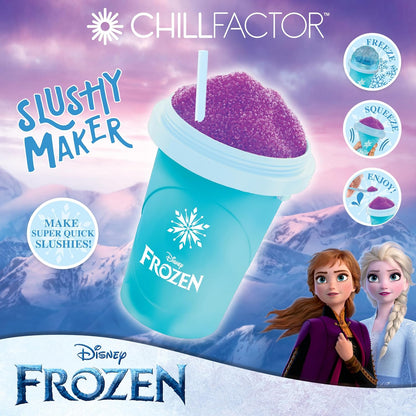 ChillFactor 08157 Disney Frozen Elsa-Reusable, Homemade Squeeze Cup slushy Maker Kitchen Toys