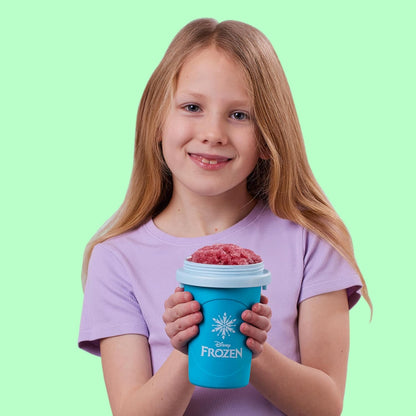 ChillFactor 08157 Disney Frozen Elsa-Reusable, Homemade Squeeze Cup slushy Maker Kitchen Toys