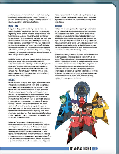 Modiphius: Star Trek Adventures Star Trek: Lower Decks Campaign Guide - Expansion Hardcover RPG Book, New Content, Black