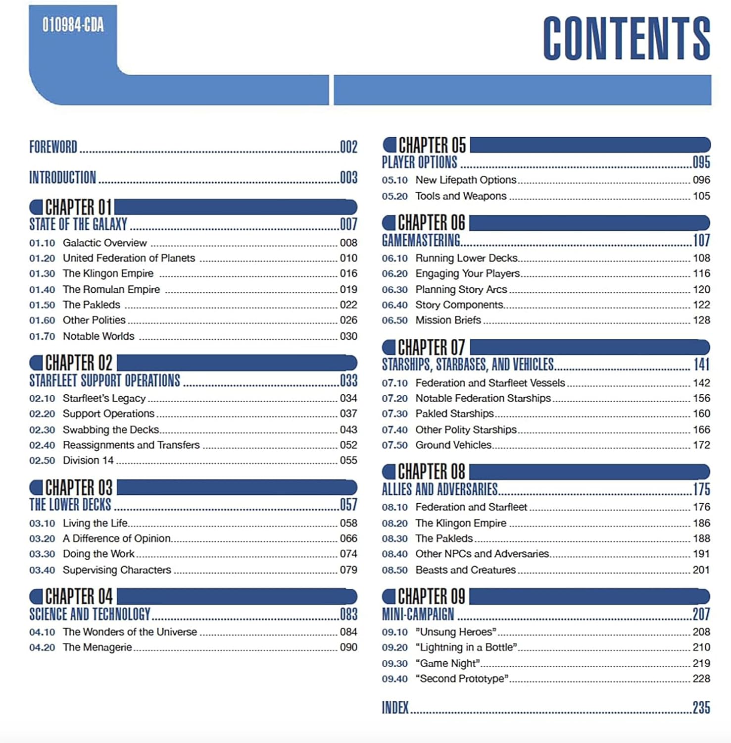 Modiphius: Star Trek Adventures Star Trek: Lower Decks Campaign Guide - Expansion Hardcover RPG Book, New Content, Black