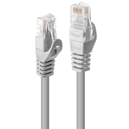 Lindy 48400 0.5 m Cat5e U/UTP (UTP) Grey – (0.5 m, Cat5e, U/UTP network cable (UTP), RJ-45, RJ-45, Grey)