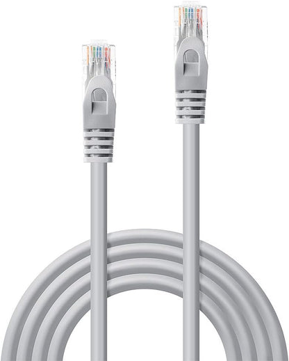 Lindy 48400 0.5 m Cat5e U/UTP (UTP) Grey – (0.5 m, Cat5e, U/UTP network cable (UTP), RJ-45, RJ-45, Grey)