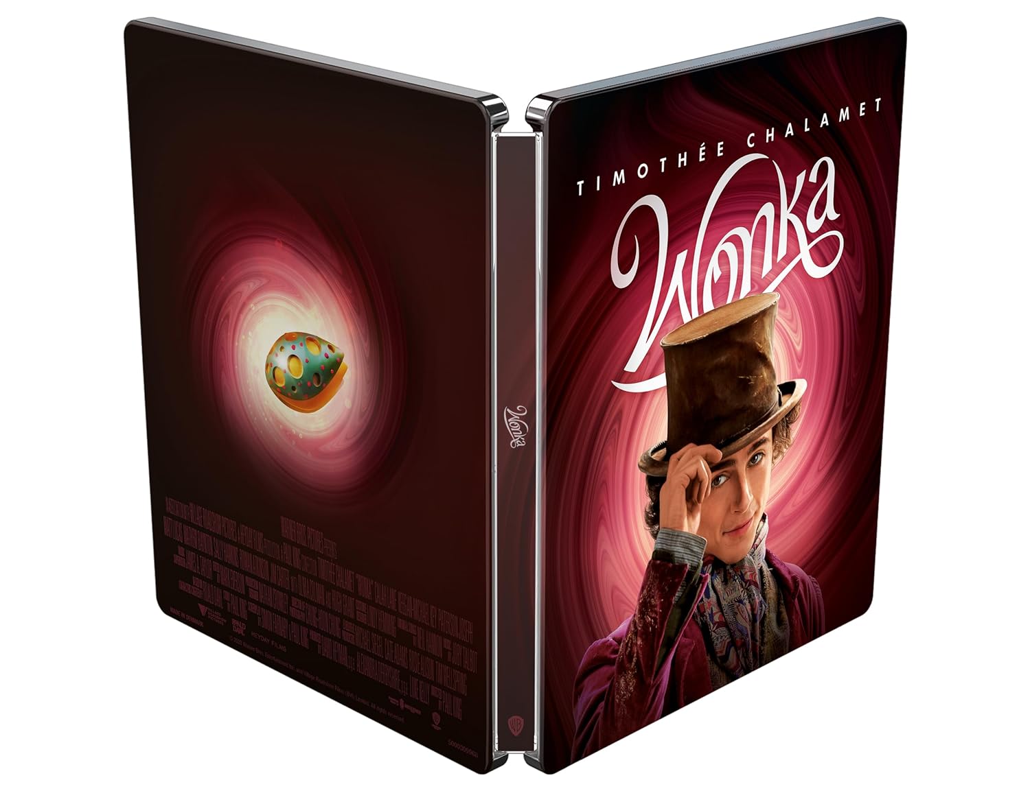 WONKA STEELBOOK 1 (4K Ultra HD + Blu-ray) - Italian Import